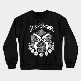 RPG Class Series: Gunslinger - White Version Crewneck Sweatshirt